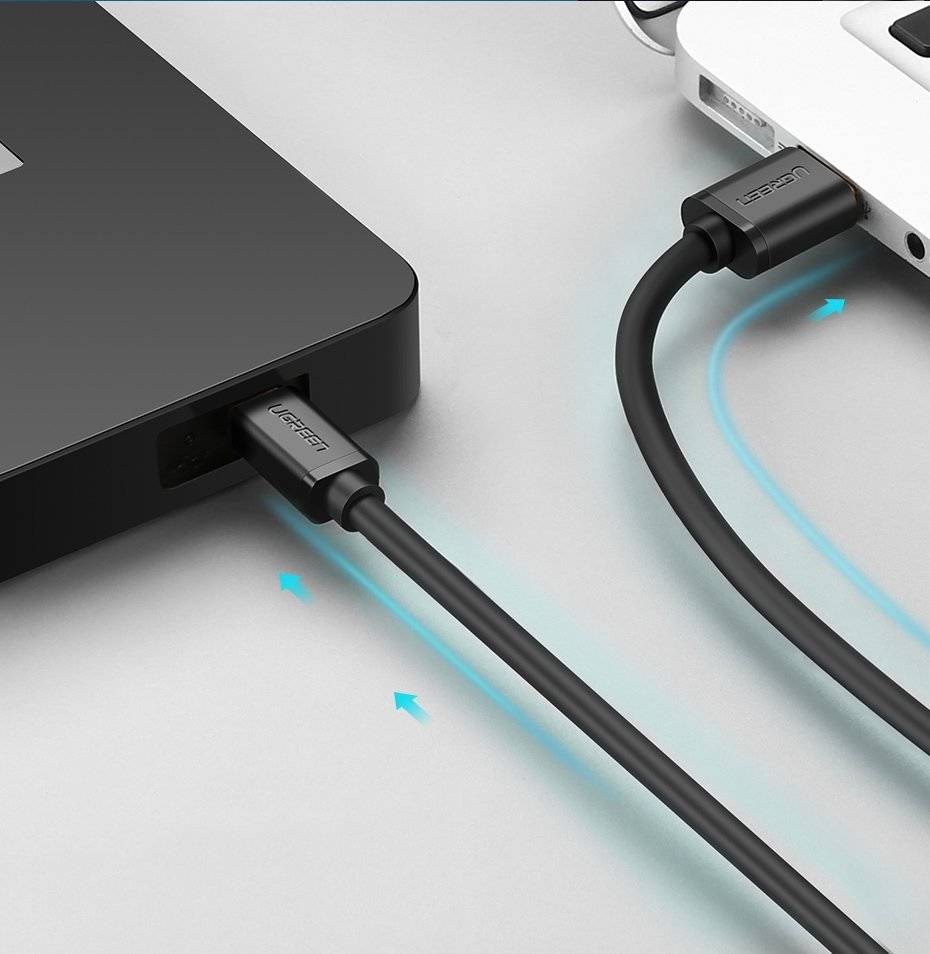 Ugreen USB cable - mini USB 480 Mbps 3 m US132 (black) Ugreen USB cable - mini USB 480 Mbps 3 m US132 (black)