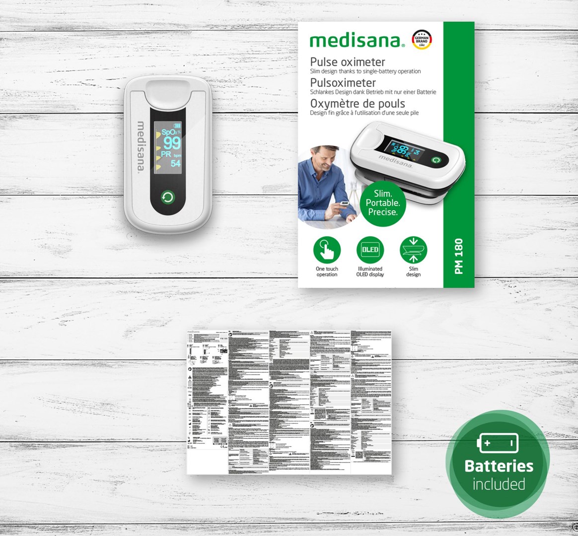 Medisana PM 180 pulse oximeter Medisana PM 180 pulse oximeter