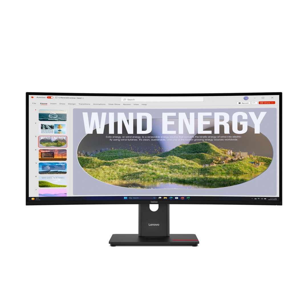 Lenovo ThinkVision T34WD-40 LED display 86.4 cm (34") 3440 x 1440 pixels Wide Quad HD+ Black Lenovo ThinkVision T34WD-40 LED display 86.4 cm (34") 3440 x 1440 pixels Wide Quad HD+ Black