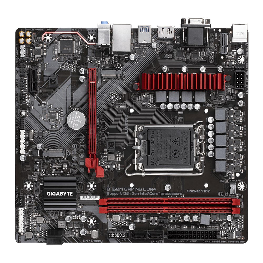 Gigabyte B760M GAMING DDR4 motherboard Intel B760 Express LGA 1700 micro ATX Gigabyte B760M GAMING DDR4 motherboard Intel B760 Express LGA 1700 micro ATX