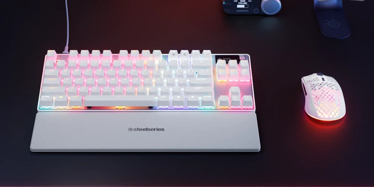 Steelseries APEX PRO TKL GEN 3 keyboard Gaming USB US English White Steelseries APEX PRO TKL GEN 3 keyboard Gaming USB US English White