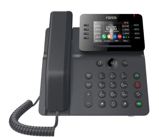 Fanvil V64 IP phone Black 12 lines LCD Wi-Fi Fanvil V64 IP phone Black 12 lines LCD Wi-Fi
