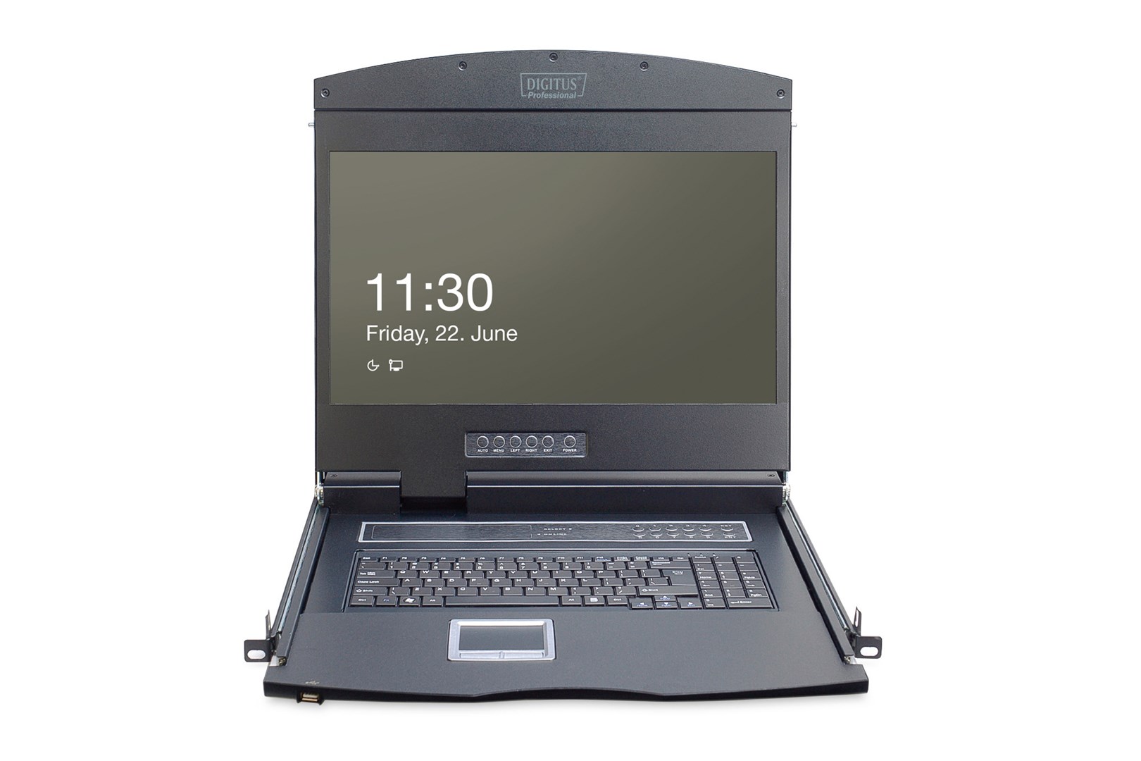 Digitus 19" LCD KVM Console, 16-Port VGA, US Keyboard Digitus 19" LCD KVM Console, 16-Port VGA, US Keyboard