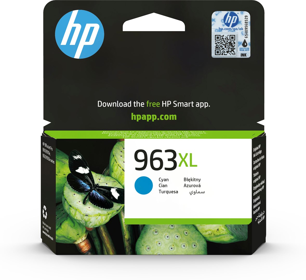 HP 963XL - Hojtydende - cyan - origina HP 963XL - Hojtydende - cyan - origina