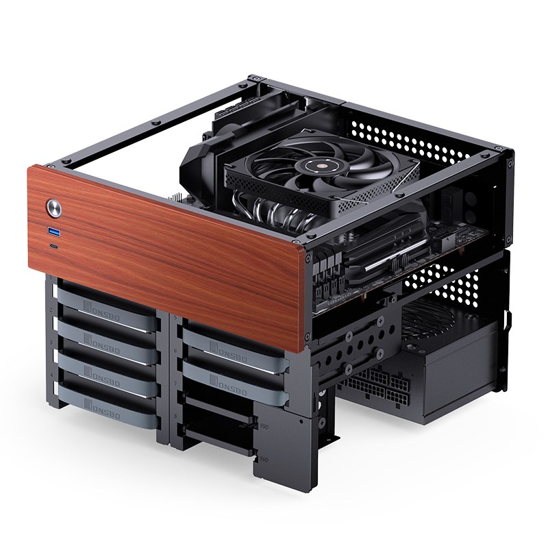Jonsbo N4 NAS Enclosure - black Jonsbo N4 NAS Enclosure - black
