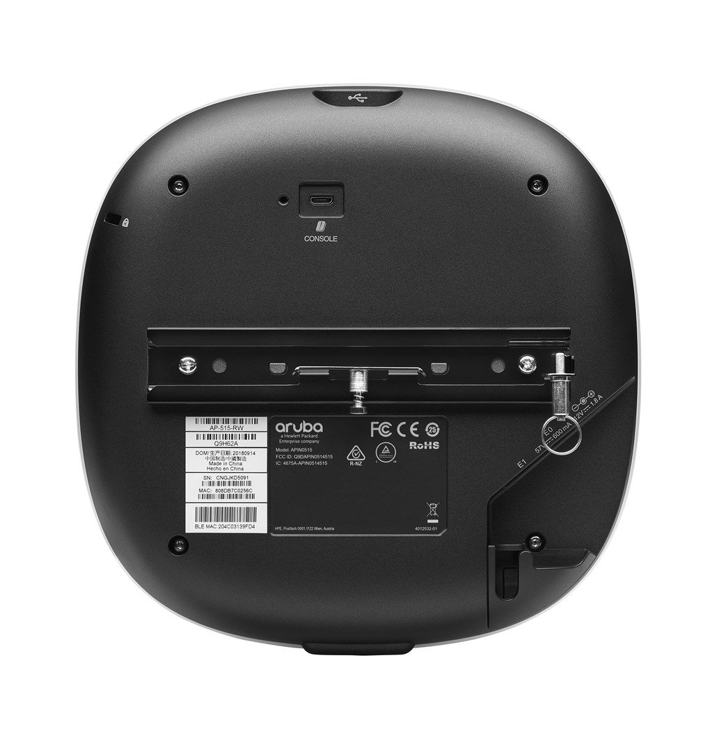 HPE Aruba Networking AP-515 (RW) Dual Radio 4x4/2x2 802.11ax Internal Antennas Unified Campus AP HPE Aruba Networking AP-515 (RW) Dual Radio 4x4/2x2 802.11ax Internal Antennas Unified Campus AP