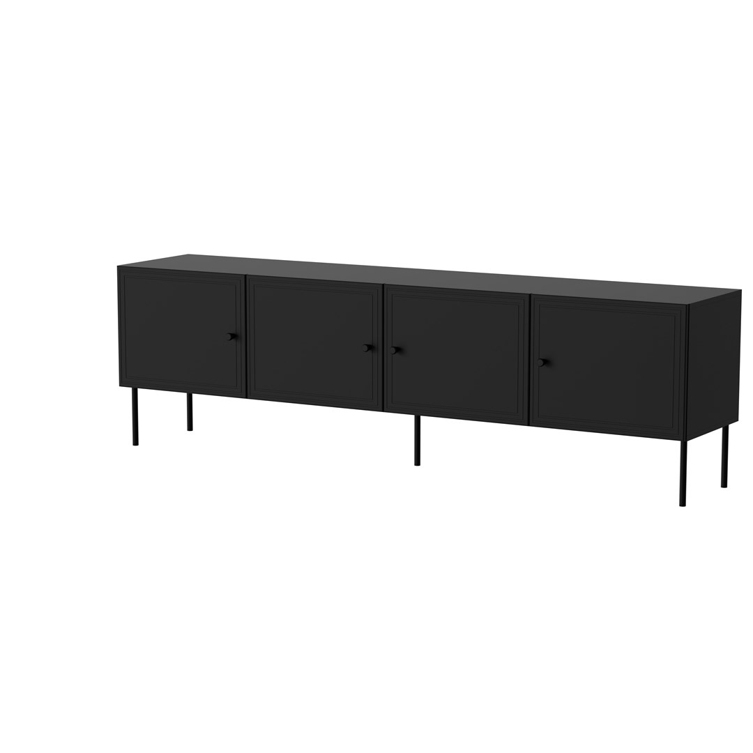 Cama 4D RTV cabinet PALAZZO BIS 201x40x60 black matt Cama 4D RTV cabinet PALAZZO BIS 201x40x60 black matt