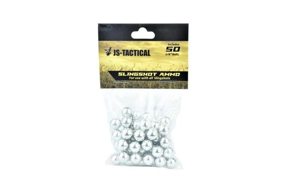 JS Tactical steel slingshot balls 9.5 mm - 50 pieces JS Tactical steel slingshot balls 9.5 mm - 50 pieces