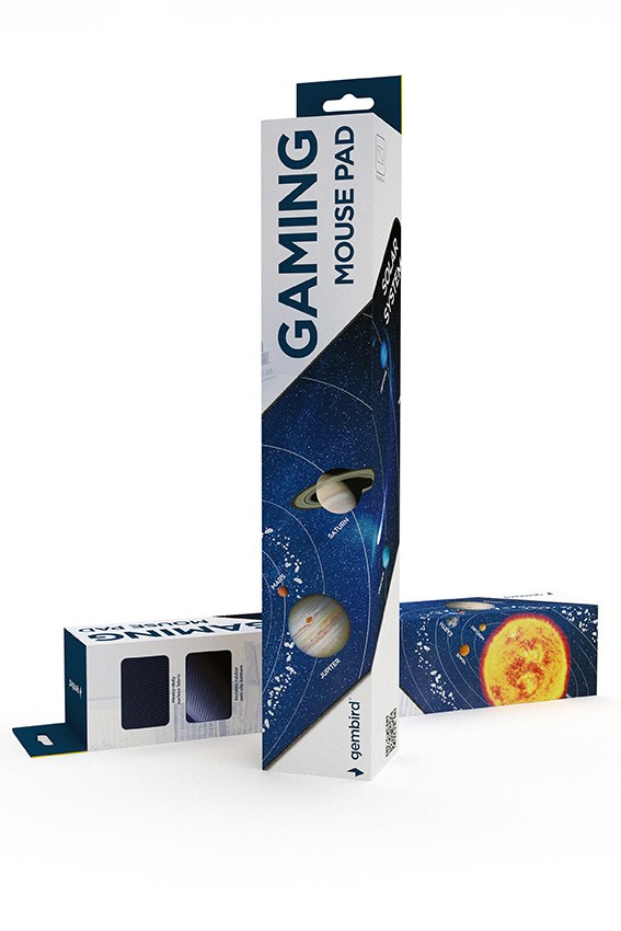 Gembird MP-SOLARSYSTEM-XL-01 Gaming mouse pad extra large\"Cosmos\" 350 x 900 Gembird MP-SOLARSYSTEM-XL-01 Gaming mouse pad extra large\"Cosmos\" 350 x 900