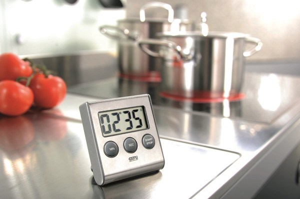 GEFU CONTARE Digital kitchen timer Black, Stainless steel GEFU CONTARE Digital kitchen timer Black, Stainless steel