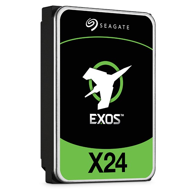 Seagate Exos X24 internal hard drive 16 TB 7200 RPM 512 MB 3.5" Serial ATA III Seagate Exos X24 internal hard drive 16 TB 7200 RPM 512 MB 3.5" Serial ATA III