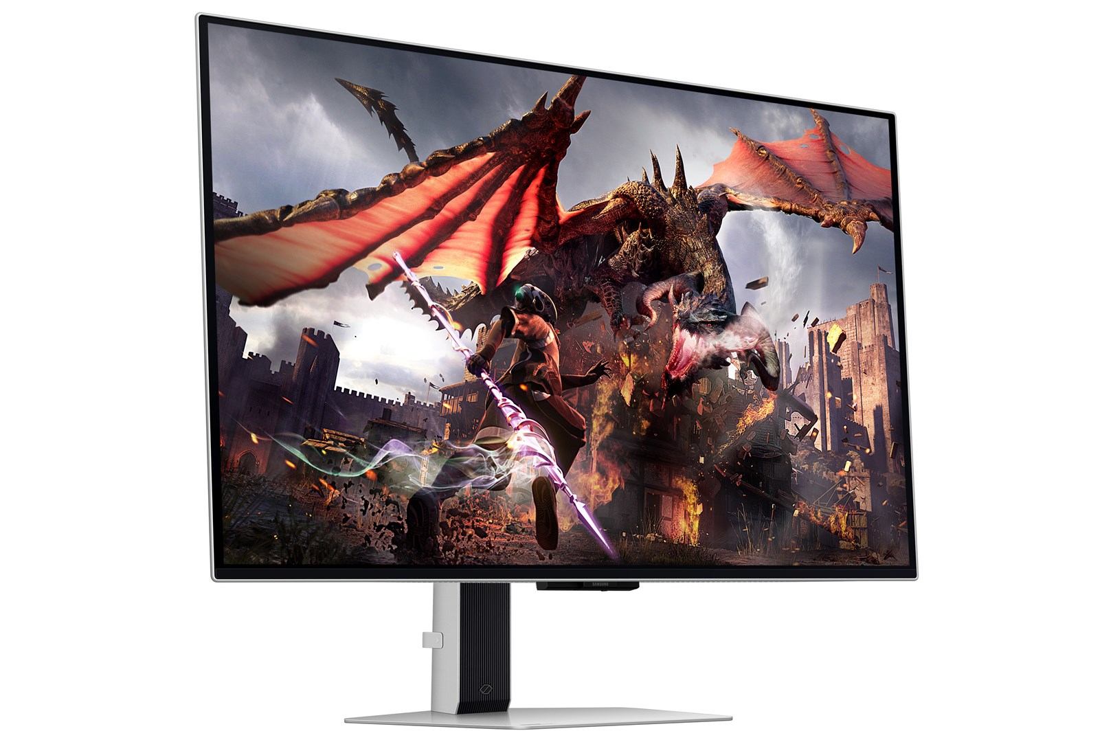 Samsung LS32DG802SUXDU | 32 " | OLED | 4K | 16:9 | 240 Hz | 0.03 ms | 3840 x 2160 pixels | 200 cd/m2 | HDMI ports quantity 2 | Silver Samsung LS32DG802SUXDU | 32 " | OLED | 4K | 16:9 | 240 Hz | 0.03 ms | 3840 x 2160 pixels | 200 cd/m2 | HDMI ports quantity 2 | Silver