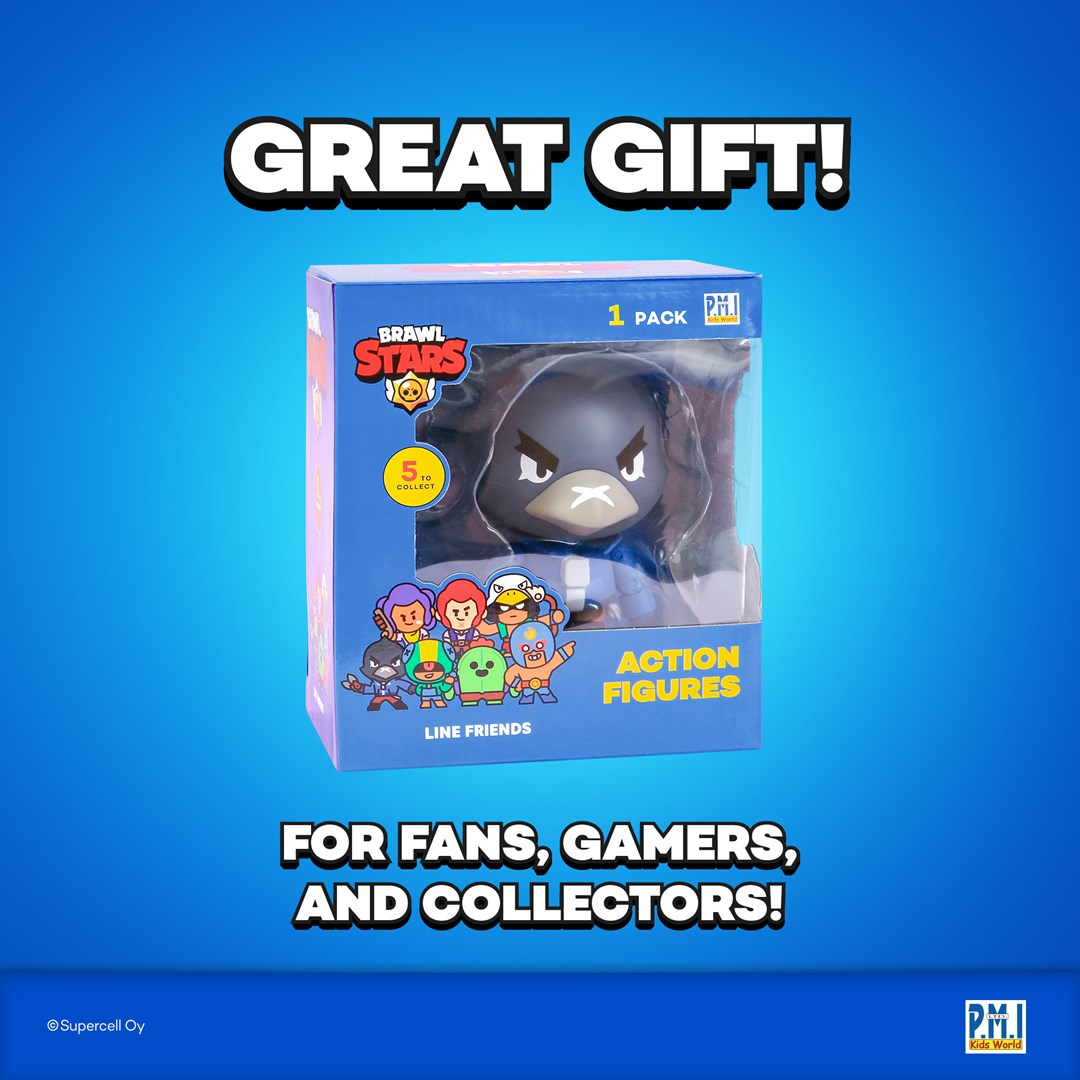 BRAWL STARS S1 ACTION FIGURES 11cm - CROW BRAWL STARS S1 ACTION FIGURES 11cm - CROW
