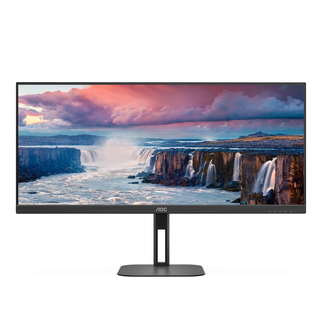 AOC V5 U34V5C/BK computer monitor 86.4 cm (34") 3440 x 1440 pixels UltraWide Quad HD LCD Black AOC V5 U34V5C/BK computer monitor 86.4 cm (34") 3440 x 1440 pixels UltraWide Quad HD LCD Black