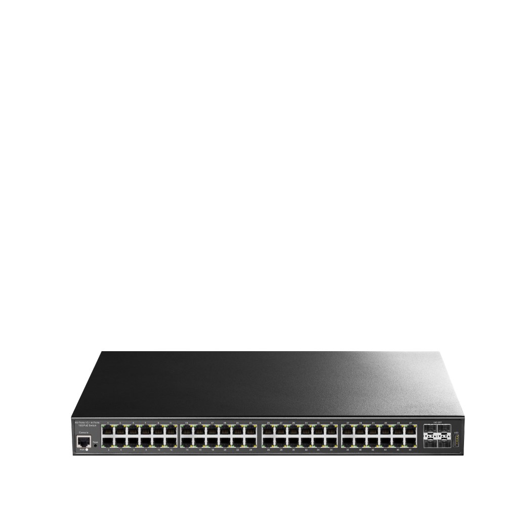 Cudy GS2048PS4 Managed L2 Gigabit Ethernet (10/100/1000) Power over Ethernet (PoE) Black Cudy GS2048PS4 Managed L2 Gigabit Ethernet (10/100/1000) Power over Ethernet (PoE) Black