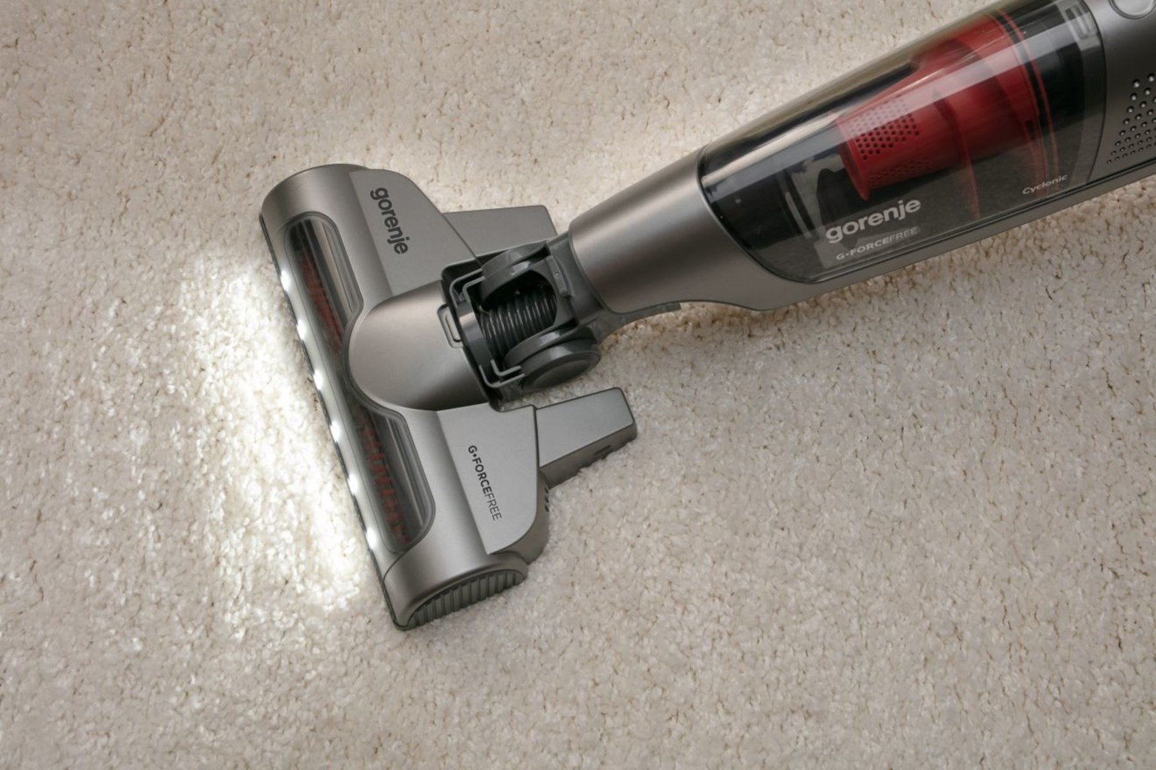 Gorenje SVC252GFA stick vacuum/electric broom 2-in-1 stick vacuum Battery Dry HEPA Bagless 0.5 L 155 W Black, Grey Gorenje SVC252GFA stick vacuum/electric broom 2-in-1 stick vacuum Battery Dry HEPA Bagless 0.5 L 155 W Black, Grey