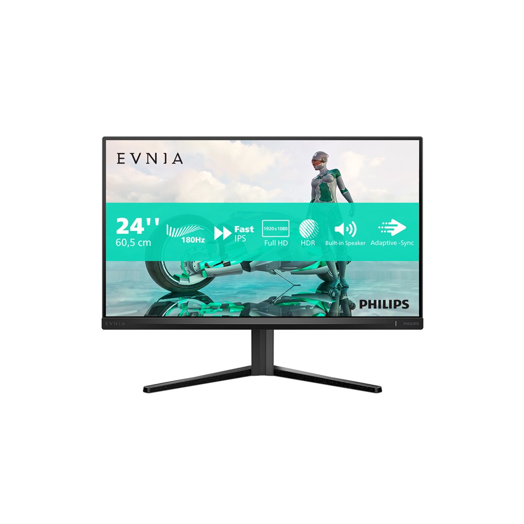 Philips Evnia 24M2N3200S/00 computer monitor 60.5 cm (23.8") 1920 x 1080 pixels Full HD LCD Black Philips Evnia 24M2N3200S/00 computer monitor 60.5 cm (23.8") 1920 x 1080 pixels Full HD LCD Black