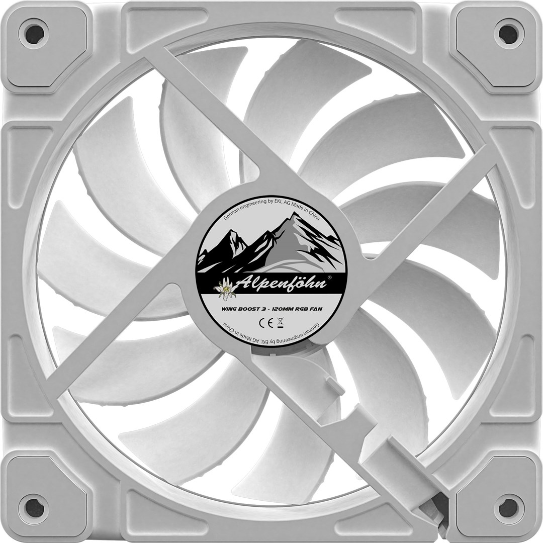 Alpenföhn Wing Boost 3 ARGB 120mm High Speed - Fan black, 3 pc(s) Alpenföhn Wing Boost 3 ARGB 120mm High Speed - Fan black, 3 pc(s)