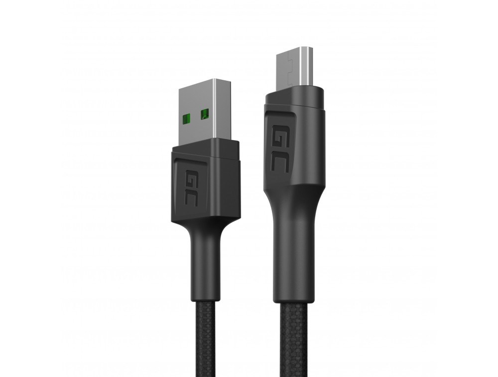 Green Cell KABGC23 USB cable USB 2.0 0.3 m USB A Micro-USB B Black Green Cell KABGC23 USB cable USB 2.0 0.3 m USB A Micro-USB B Black