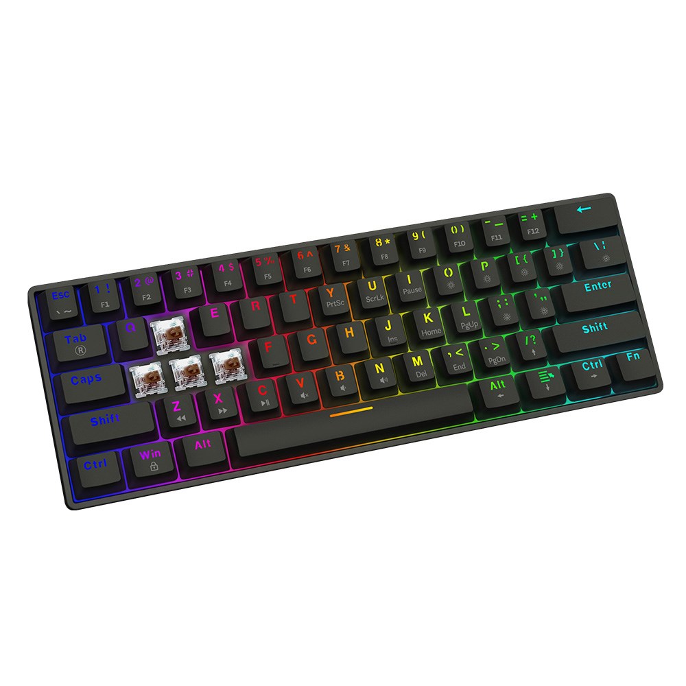 SAVIO BLACKOUT X2 Mechanical Keyboard OUTEMU Brown, Hot Swap SAVIO BLACKOUT X2 Mechanical Keyboard OUTEMU Brown, Hot Swap