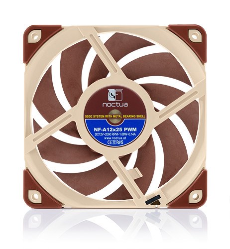 Noctua NF A12x25 5V PWM Computer case Fan 12 cm Beige, Red Noctua NF A12x25 5V PWM Computer case Fan 12 cm Beige, Red
