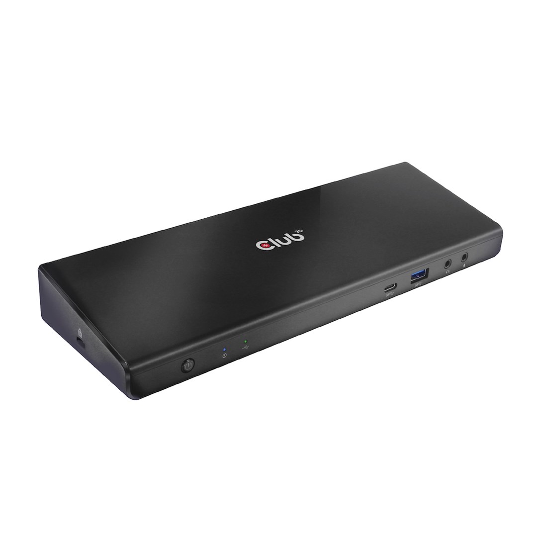 CLUB3D The CSV-1562 is an USB3.2 Gen1 Type-C Universal Triple 4K30Hz Charging Docking Station and is DisplayLink® Certified. The Universal Charging Dock CLUB3D The CSV-1562 is an USB3.2 Gen1 Type-C Universal Triple 4K30Hz Charging Docking Station and is DisplayLink® Certified. The Universal Charging Dock