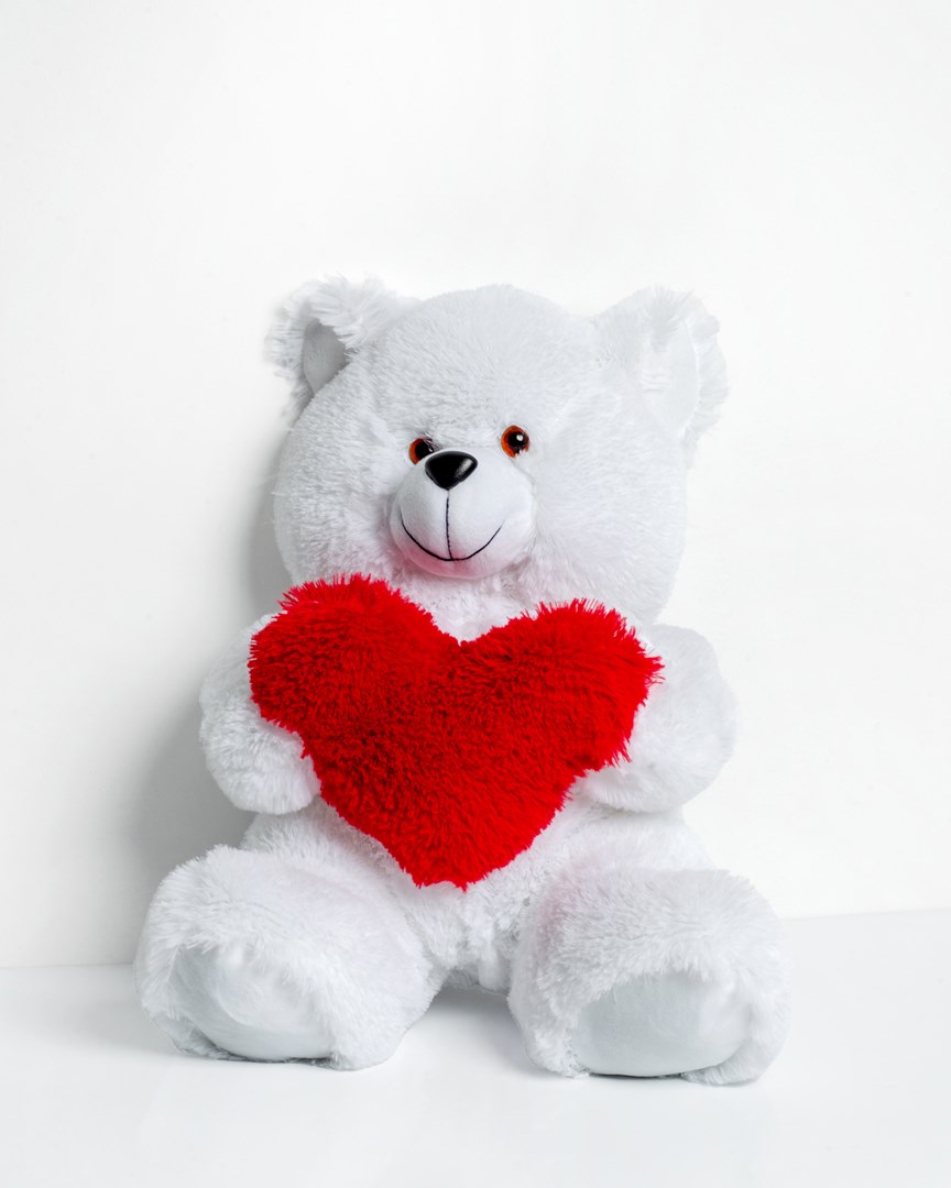 FRANK teddy bear 50 cm white FRANK teddy bear 50 cm white