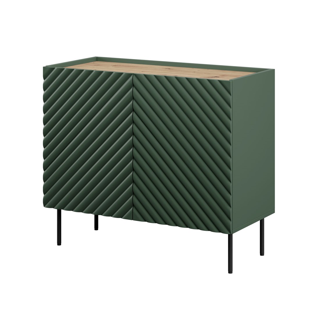 2D chest of drawers ONDA 98x45xH85 green 2D chest of drawers ONDA 98x45xH85 green