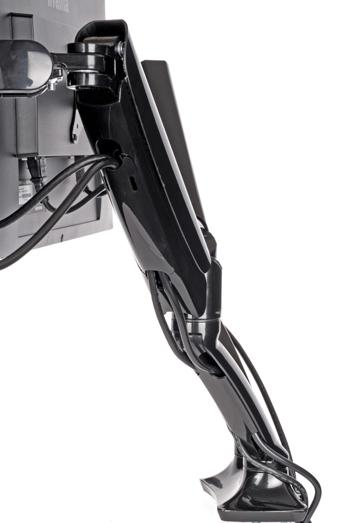 iiyama Sleek and stylish dual gas spring arm iiyama Sleek and stylish dual gas spring arm