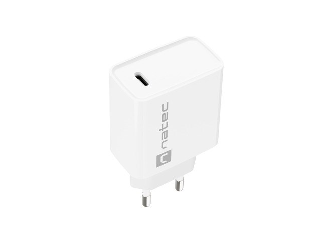 NATEC NETWORK CHARGER RIBERA USB-C 20W PD WHITE NATEC NETWORK CHARGER RIBERA USB-C 20W PD WHITE