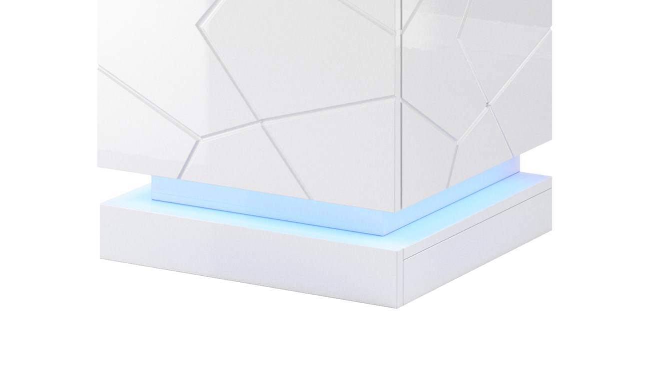 QIU bedside table lighting 2 pcs blue QIU bedside table lighting 2 pcs blue
