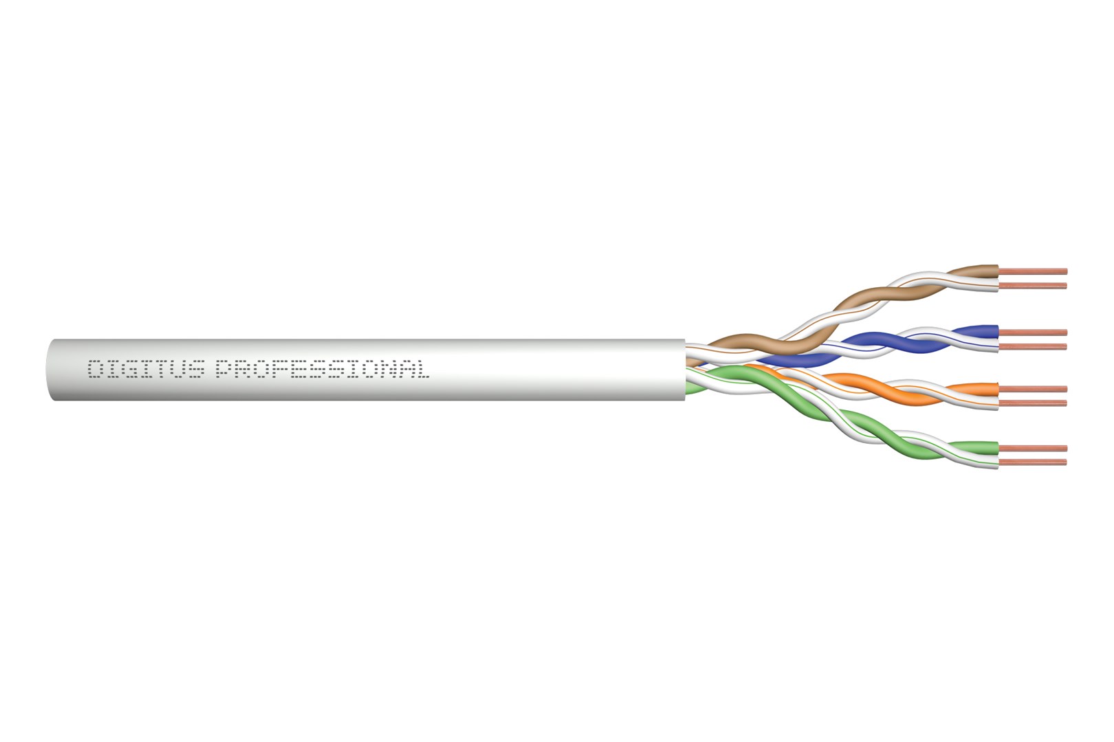 Digitus CAT 5e U/UTP installation cable, 305 m, simplex, Eca Digitus CAT 5e U/UTP installation cable, 305 m, simplex, Eca