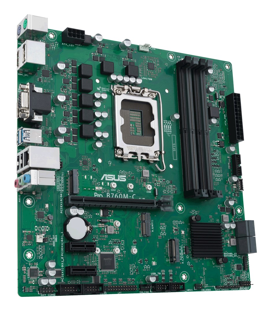 ASUS PRO B760M-C-CSM Intel B760 LGA 1700 micro ATX ASUS PRO B760M-C-CSM Intel B760 LGA 1700 micro ATX