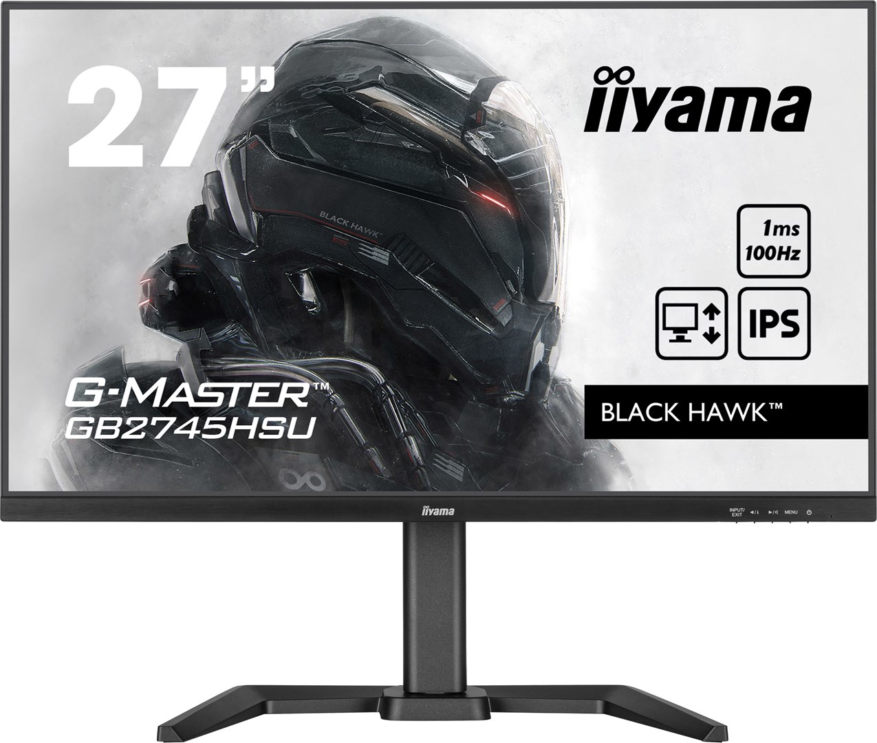 iiyama G-MASTER GB2745HSU-B2 LED display 68.6 cm (27") 1920 x 1080 pixels Full HD Black iiyama G-MASTER GB2745HSU-B2 LED display 68.6 cm (27") 1920 x 1080 pixels Full HD Black