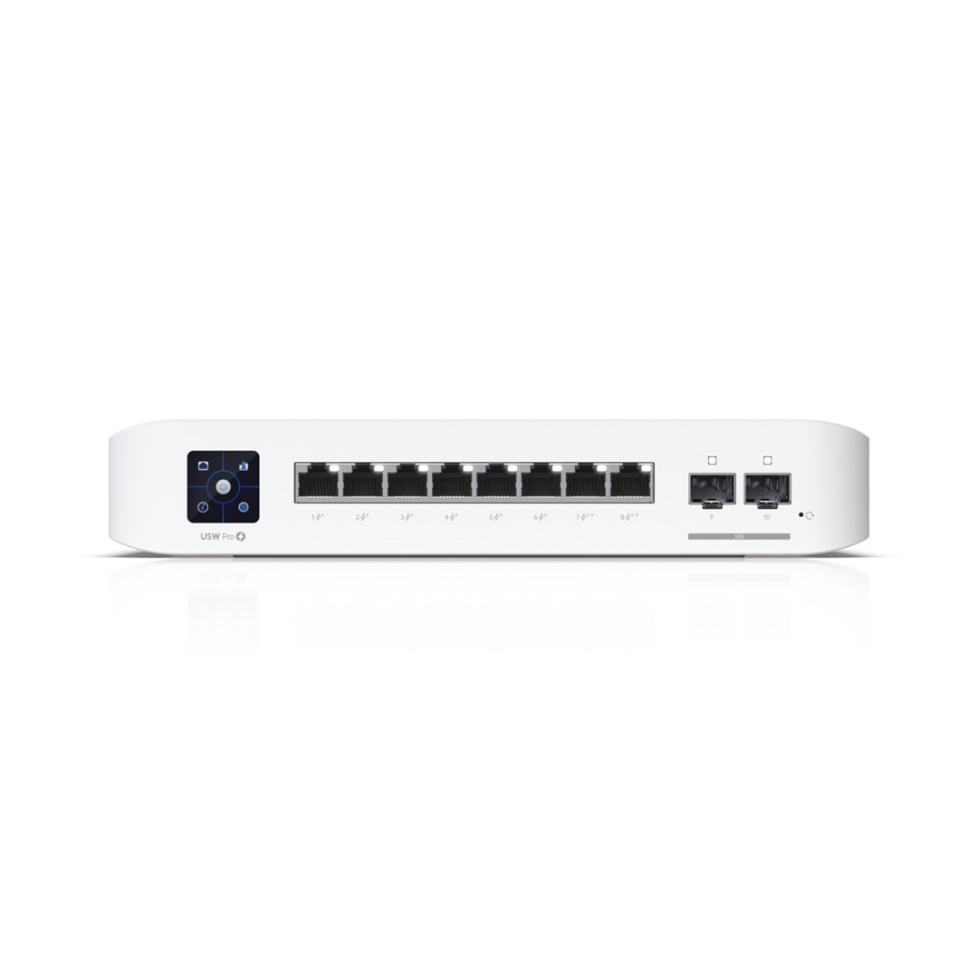 Ubiquiti UniFi USW-PRO-8-POE network switch Managed L2/L3 Gigabit Ethernet (10/100/1000) Power over Ethernet (PoE) 1U White Ubiquiti UniFi USW-PRO-8-POE network switch Managed L2/L3 Gigabit Ethernet (10/100/1000) Power over Ethernet (PoE) 1U White