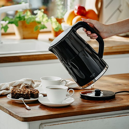 Adler AD 1350 1.7L temperature-controlled LED electric kettle Black Adler AD 1350 1.7L temperature-controlled LED electric kettle Black
