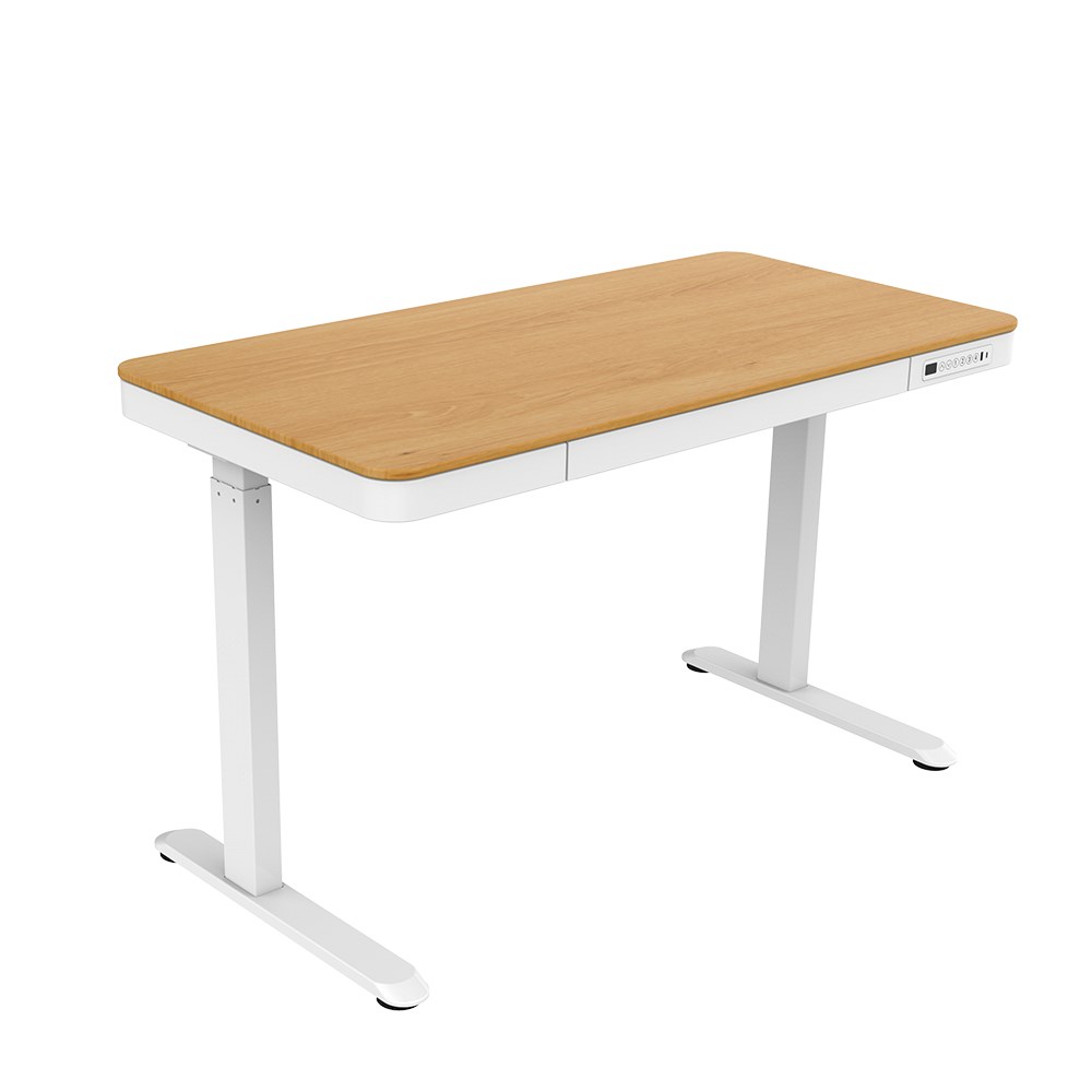 Tuckano Electric height adjustable desk ET119W-C white/oak Tuckano Electric height adjustable desk ET119W-C white/oak