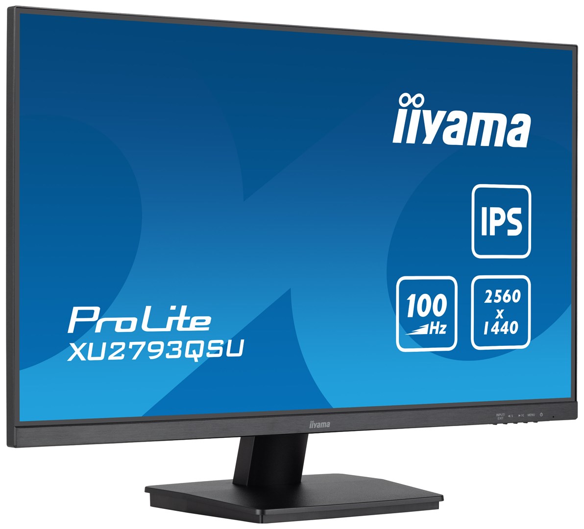 iiyama ProLite 27” QHD IPS technology panel with USB hub and 100Hz refresh rate iiyama ProLite 27” QHD IPS technology panel with USB hub and 100Hz refresh rate