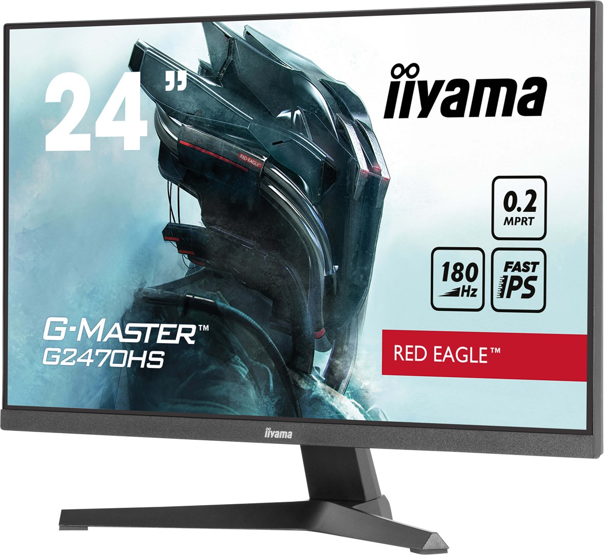 iiyama G-MASTER G2470HS-B1 computer monitor 60.5 cm (23.8") 1920 x 1080 pixels Full HD LCD Black iiyama G-MASTER G2470HS-B1 computer monitor 60.5 cm (23.8") 1920 x 1080 pixels Full HD LCD Black