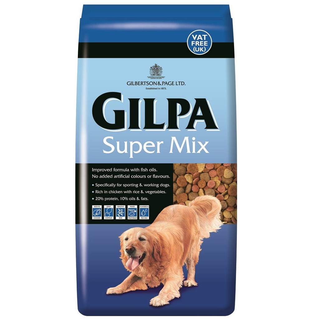 GILPA Super Mix - dry dog food - 15kg GILPA Super Mix - dry dog food - 15kg