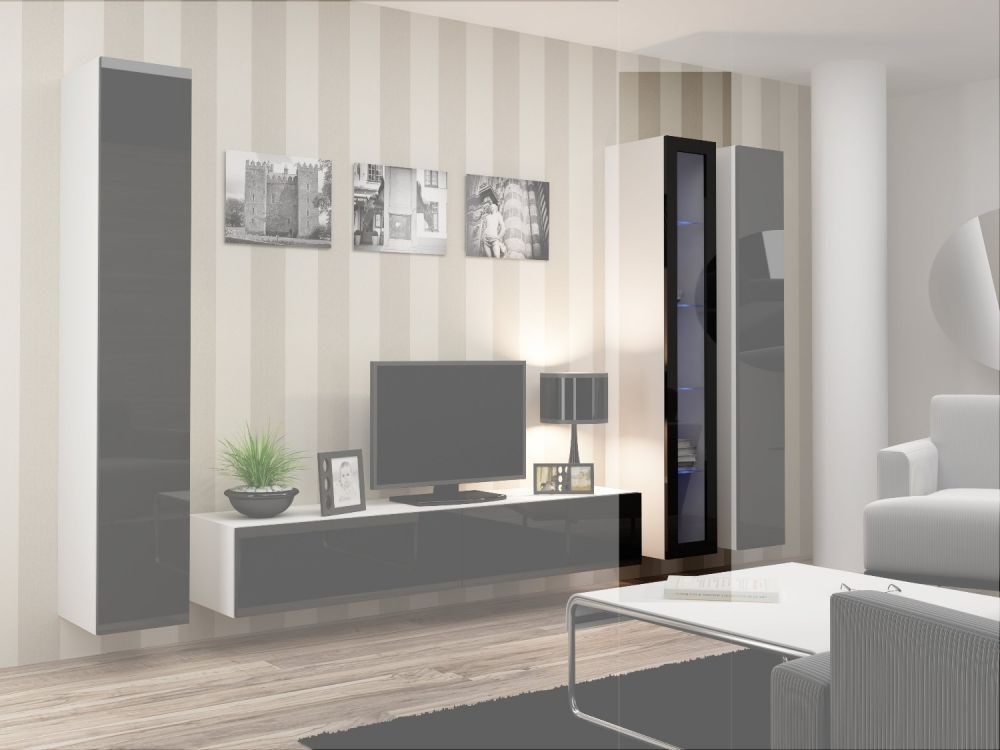Cama Glass-case VIGO '180' 180/40/30 white/black gloss Cama Glass-case VIGO '180' 180/40/30 white/black gloss