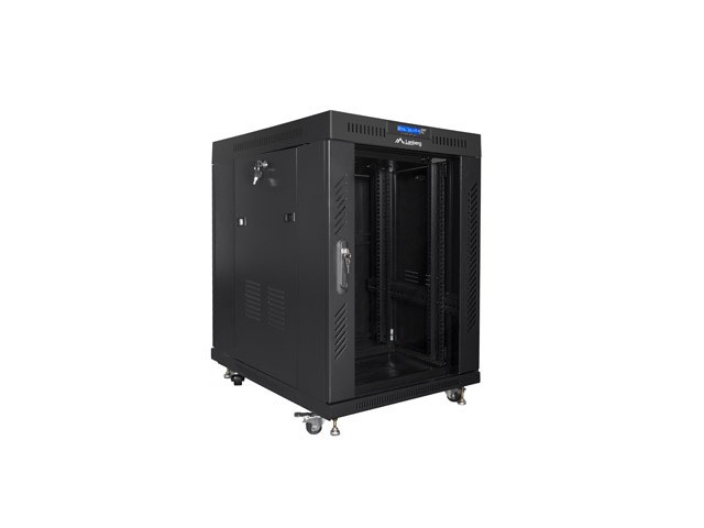LANBERG FREE STANDING 19" RACK CABINET 15U 600x800 BLACK LANBERG FREE STANDING 19" RACK CABINET 15U 600x800 BLACK