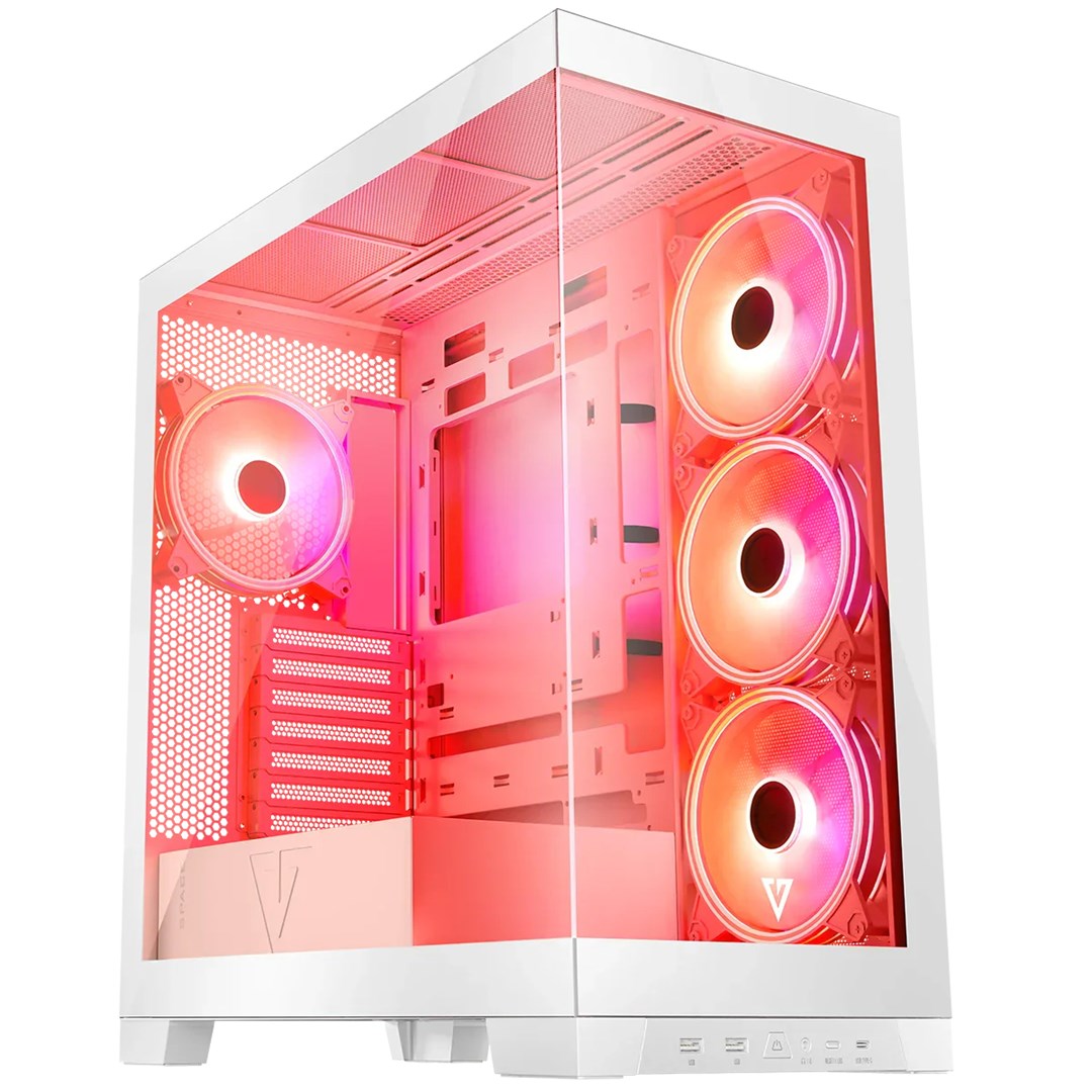 Modecom Volcano SPACE APEX ARGB MIDI Midi Tower White Modecom Volcano SPACE APEX ARGB MIDI Midi Tower White