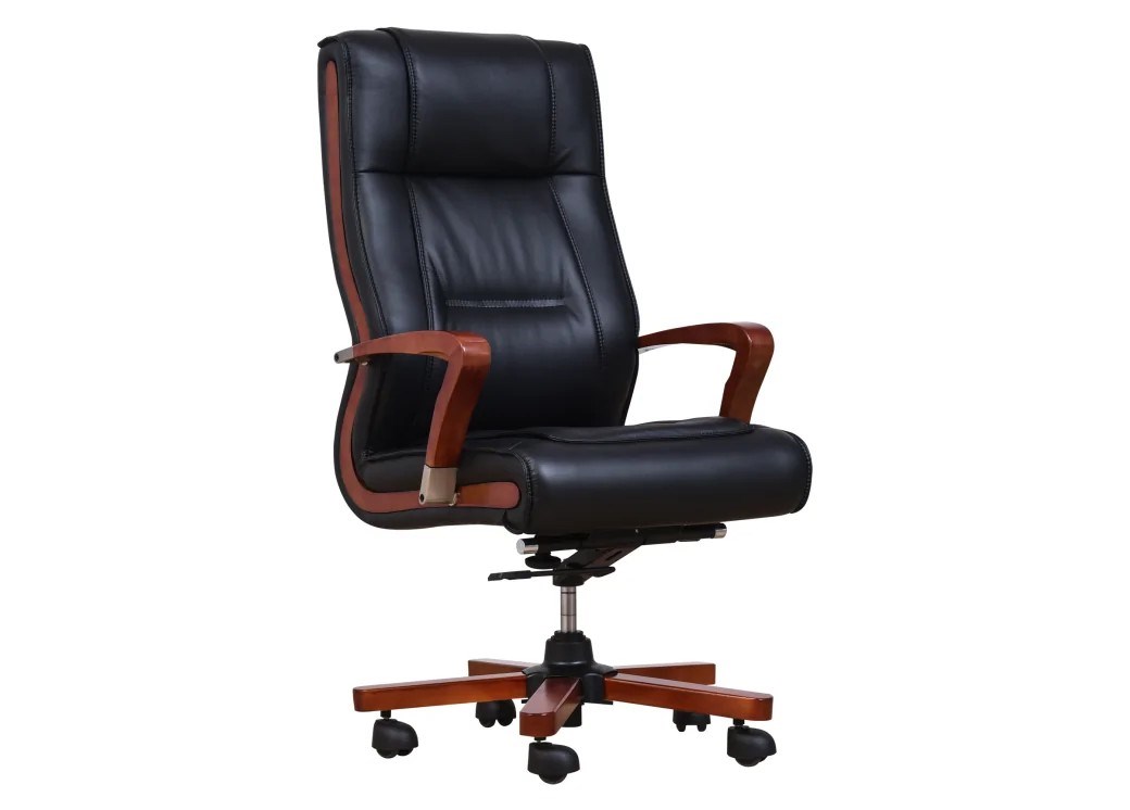 AMBASSADOR leather armchair black AMBASSADOR leather armchair black