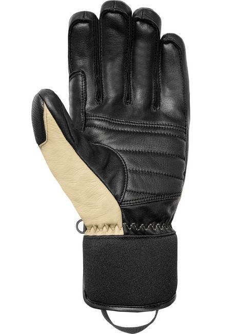 REUSCH MASTER PRO GLOVES SIZE 9 BEIGE AND BLACK REUSCH MASTER PRO GLOVES SIZE 9 BEIGE AND BLACK