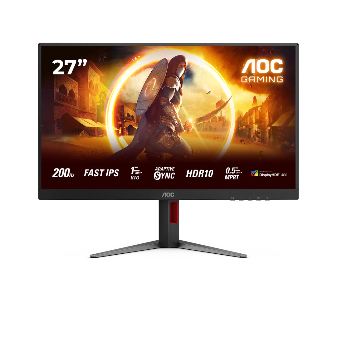 AOC 27G4HA computer monitor 68.6 cm (27") 1920 x 1080 pixels Full HD LED Black, Red AOC 27G4HA computer monitor 68.6 cm (27") 1920 x 1080 pixels Full HD LED Black, Red
