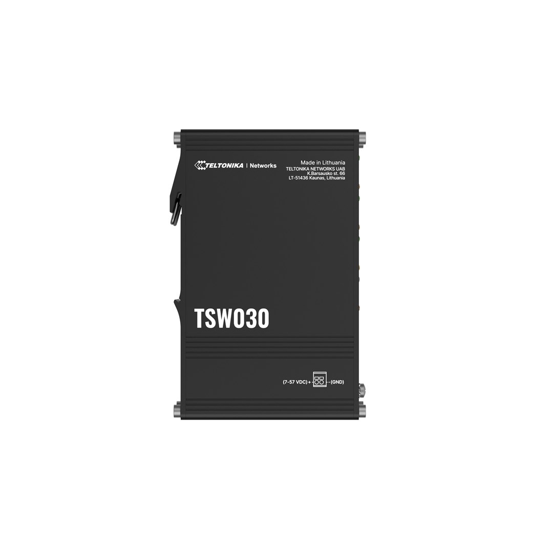 Teltonika TSW030 | Switch | 8x RJ45 100Mbps, IP30 Teltonika TSW030 | Switch | 8x RJ45 100Mbps, IP30