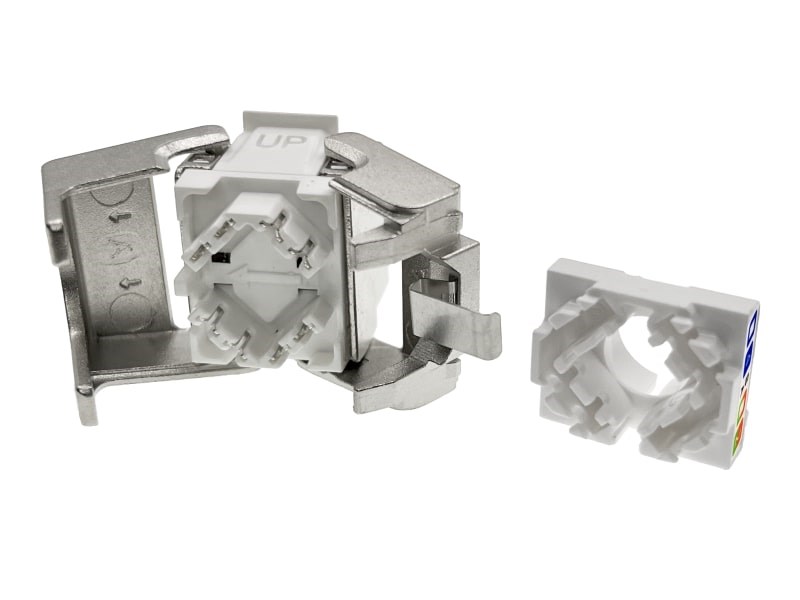 Alantec MB005-1 RJ45 toolless STP cat.6A PoE+ keystone module ALANTEC Plus - Enhanced transmission performance Alantec MB005-1 RJ45 toolless STP cat.6A PoE+ keystone module ALANTEC Plus - Enhanced transmission performance