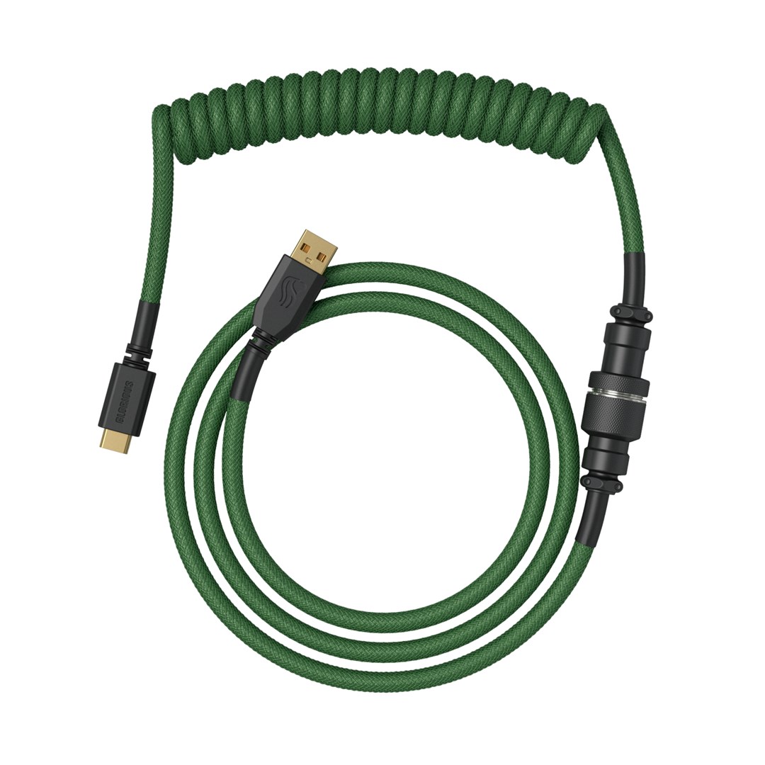 Glorious Gaming Glorious GMMK Coiled Cable Forest Rain Glorious Gaming Glorious GMMK Coiled Cable Forest Rain