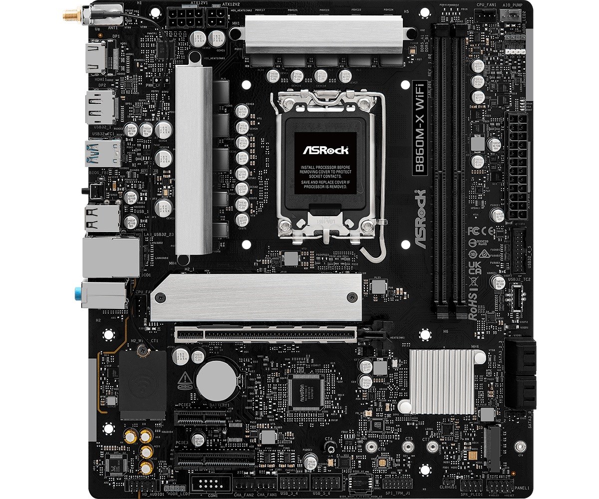 ASRock B860M-X WiFi motherboard ASRock B860M-X WiFi motherboard